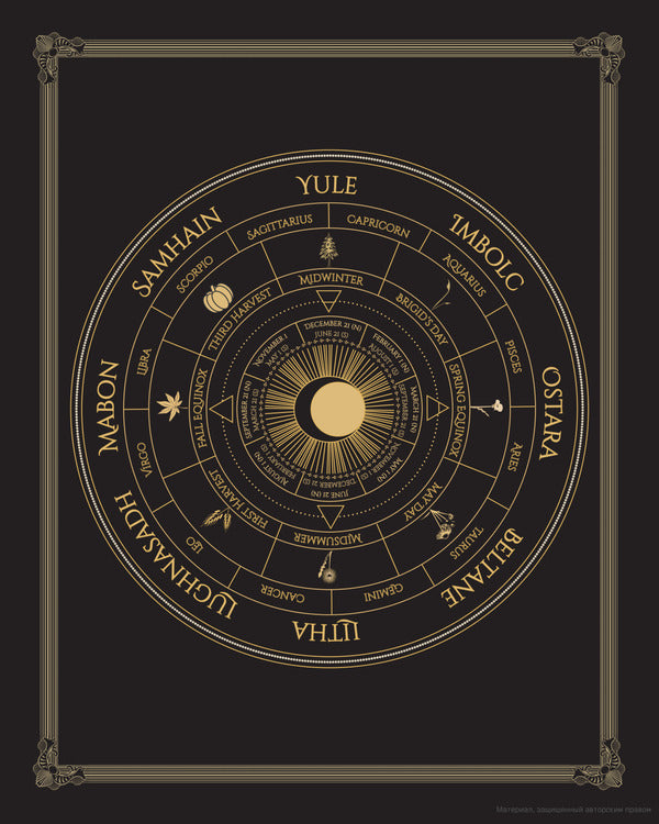 The Ultimate Guide To The Witch's Wheel Of The Year. Rituals, Spells & Practices For Magical Sabbats, Holidays & Celebrations Anju Kiernan / Анжу Кирнан 9781592339839-4