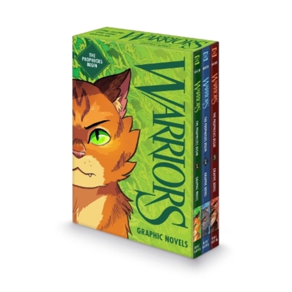 The Warriors Graphic Novel Box Set: The Prophecies Begin: The Complete First Arc, Books #1-#3 Erin Hunter / Эрин Хантер 9780063440104-1