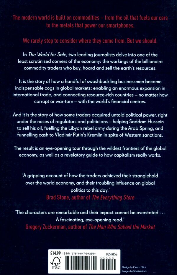 The World for Sale. Money, Power and the Traders Who Barter the Earth's Resources / The World for Sale. Money, Power and the Traders Who Barter the Earth's Resources Хавьер Блас, Джек Фарчи 9781847942661-2