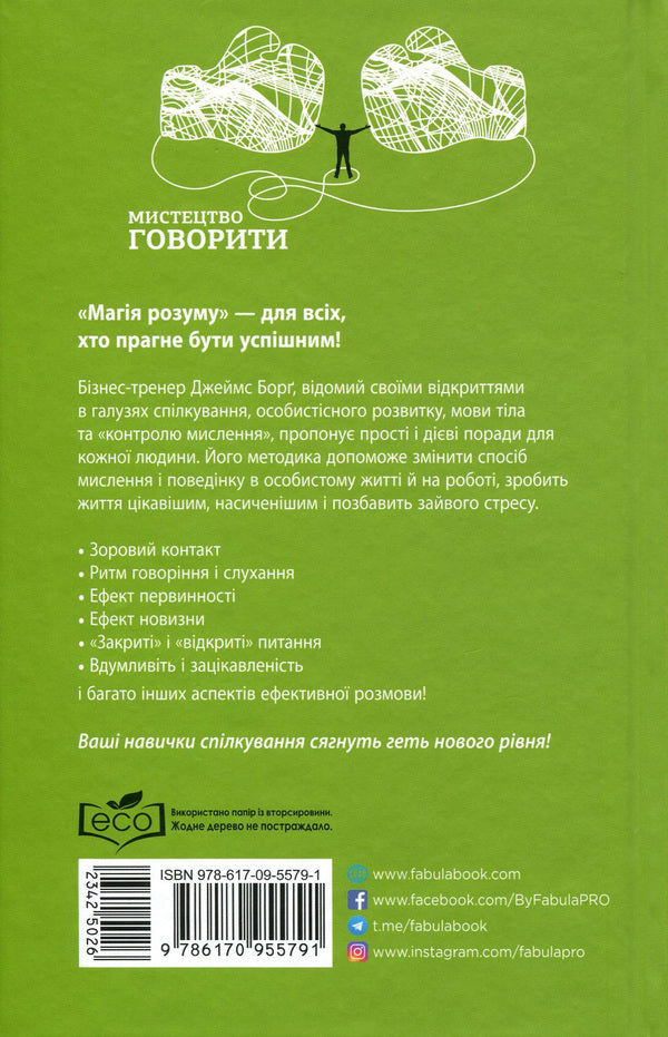 The art of speaking. Secrets of effective communication / Мистецтво говорити. Таємниці ефективного спілкування Джеймс Борг 978-617-09-5579-1-3