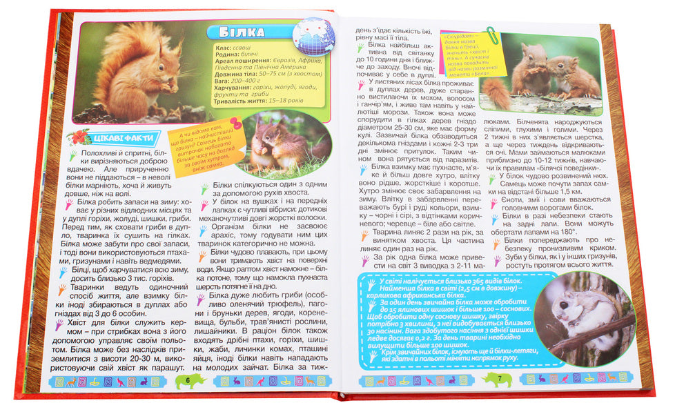 The big encyclopedia about animals.Amazing facts / Велика енциклопедія про тварин. Дивовижні факти Юлия Карпенко 9786175368084-5