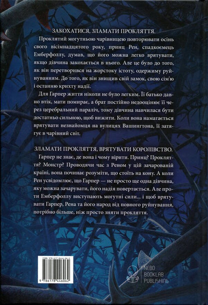 The curse is black and lonely / Прокляття чорне та самотнє Бриджид Кеммерер 978-617-8446-06-2-2