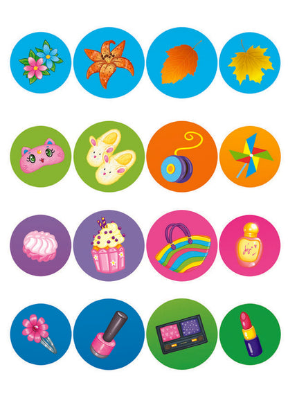 The first coloring pages with a color outline for babies. Fashionista girlfriends. 32 large stickers / Перші розмальовки з кольоровим контуром для малюків. Подружки-модниці. 32 великі наліпки  978-966-987-698-0-3