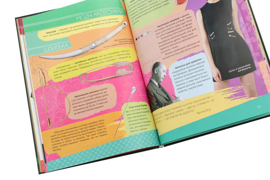 The first school encyclopedia. History of fashion / Перша шкільна енциклопедія. Історія моди Марина Нечай 978-617-7775-06-4-6