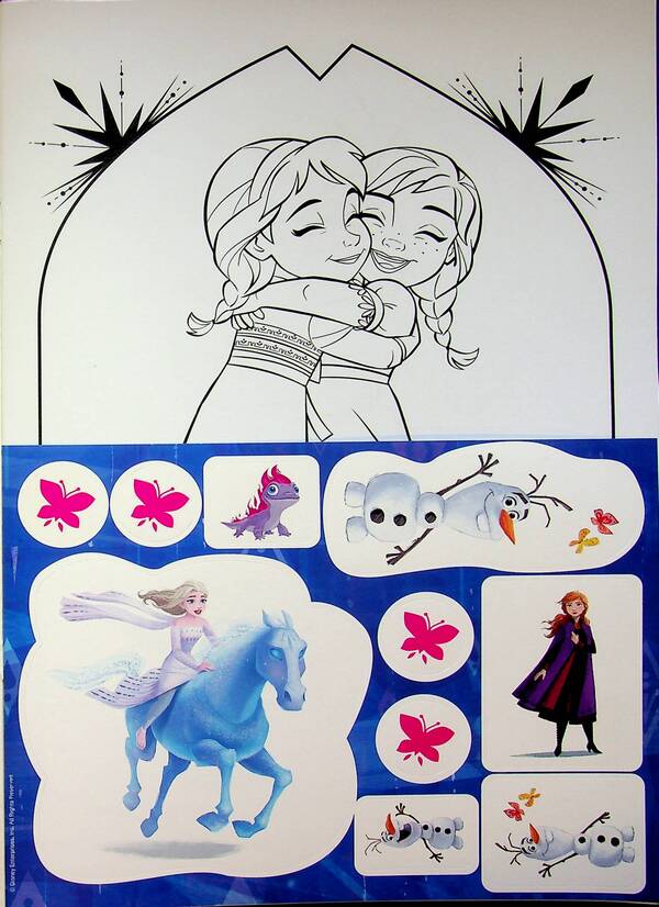 The icy heart. Coloring / Крижане серце. Розмальовка  9786171601086-3