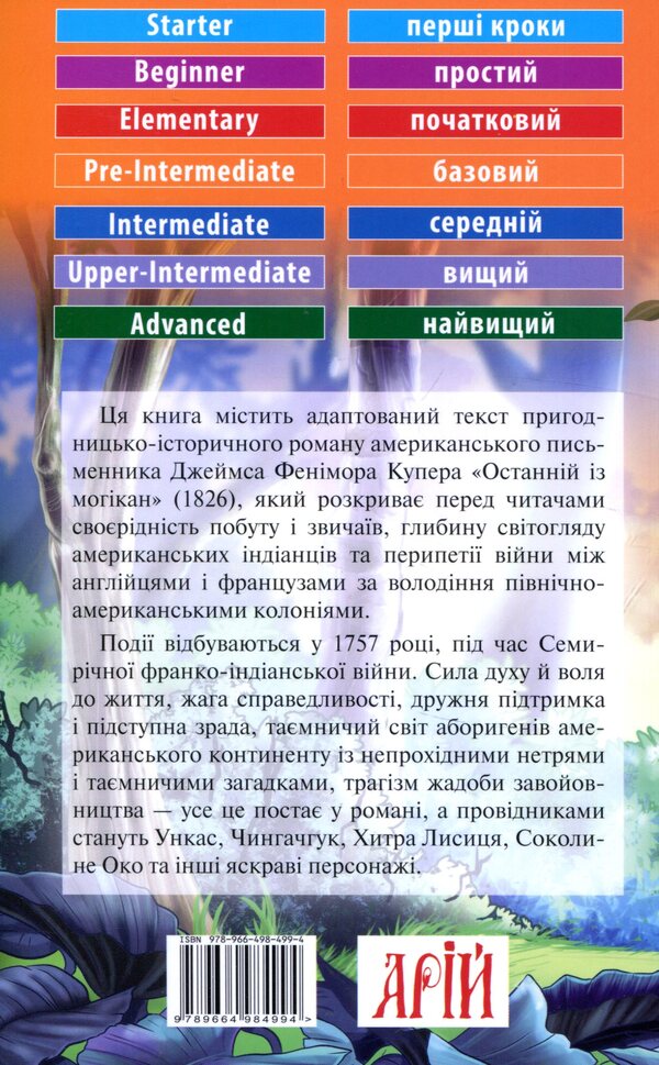 The rest of the Mohicans / Останній із Могікан Джеймс Фенимор Купер 978-966-498-499-4-2