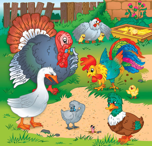 The ugly duckling.Fairy tales by warehouses (+ stickers) / Гидке каченя. Казки по складах (+ наліпки)  978-617-544-085-8-2