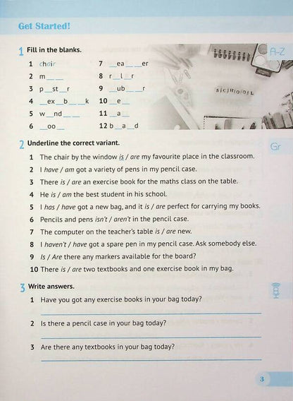 The worker learns English language. 6th grade (before assistant Kostya J., Williams M.) / Робочий зошит з англійської мови. 6 клас (до підручника Кости Дж., Вільямс М.) Оксана Косован, Надежда Витушинская 978-966-07-4225-3-3