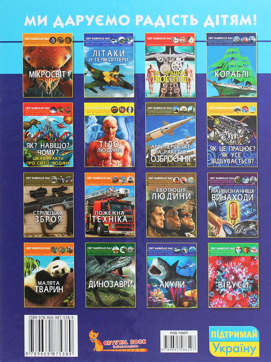The world around us.Bacteria / Світ навколо нас. Бактерії Алина Котка 978-966-987-538-9-2