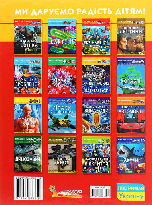 The world around us.Railway equipment / Світ навколо нас. Залізнична техніка Дмитрий Турбанист 978-966-987-752-9-2