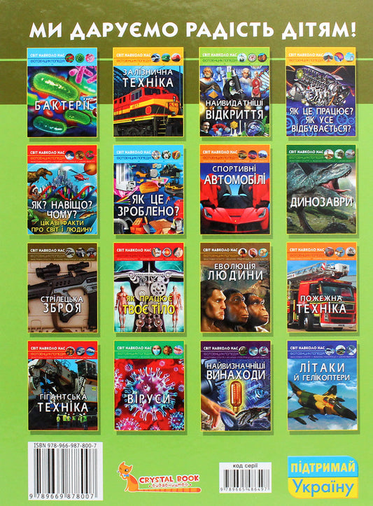 The world around us.Tanks and armored combat vehicles / Світ навколо нас. Танки та бойові броньовані машини Дмитрий Турбанист 978-966-987-800-7-2