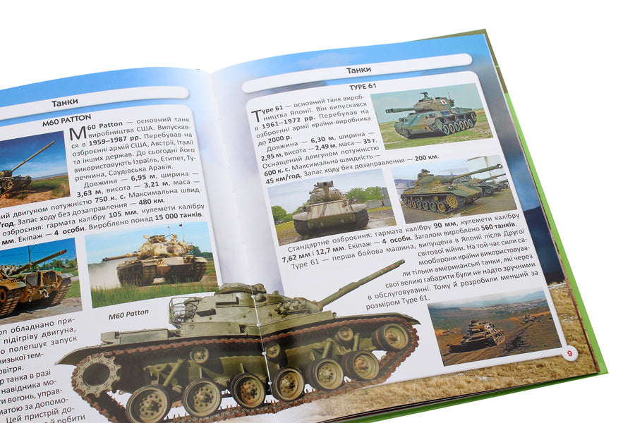 The world around us.Tanks and armored combat vehicles / Світ навколо нас. Танки та бойові броньовані машини Дмитрий Турбанист 978-966-987-800-7-5