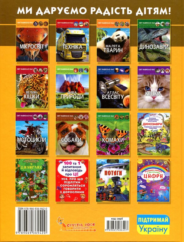 The world around us. Wild animals / Світ навколо нас. Дикі тварини  978-966-936-942-0-2