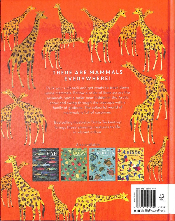 There are Mammals Everywhere / There are Mammals Everywhere Камилла де ла Бедуайер 978-1-78741-994-0-2