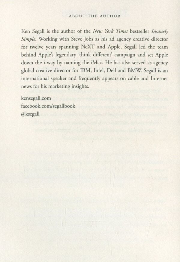 Think Simple. How Smart Leaders Defeat Complexity Ken Segal - Кен Сигал 9780241004449-3