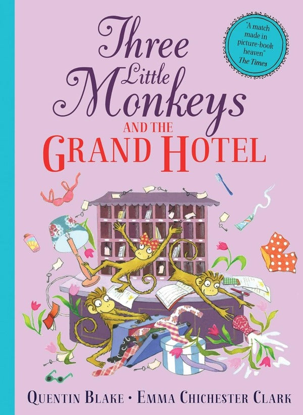 Three Little Monkeys and the Grand Hotel / Three Little Monkeys and the Grand Hotel Квентин Блейк 9780008357931-1