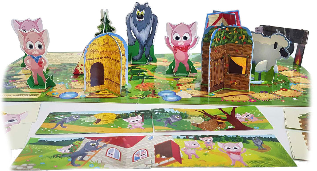 Three little pigs. 3D fairy tale / Троє поросят. 3D казка  978-966-283-372-0-5