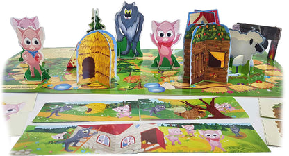 Three little pigs. 3D fairy tale / Троє поросят. 3D казка  978-966-283-372-0-5