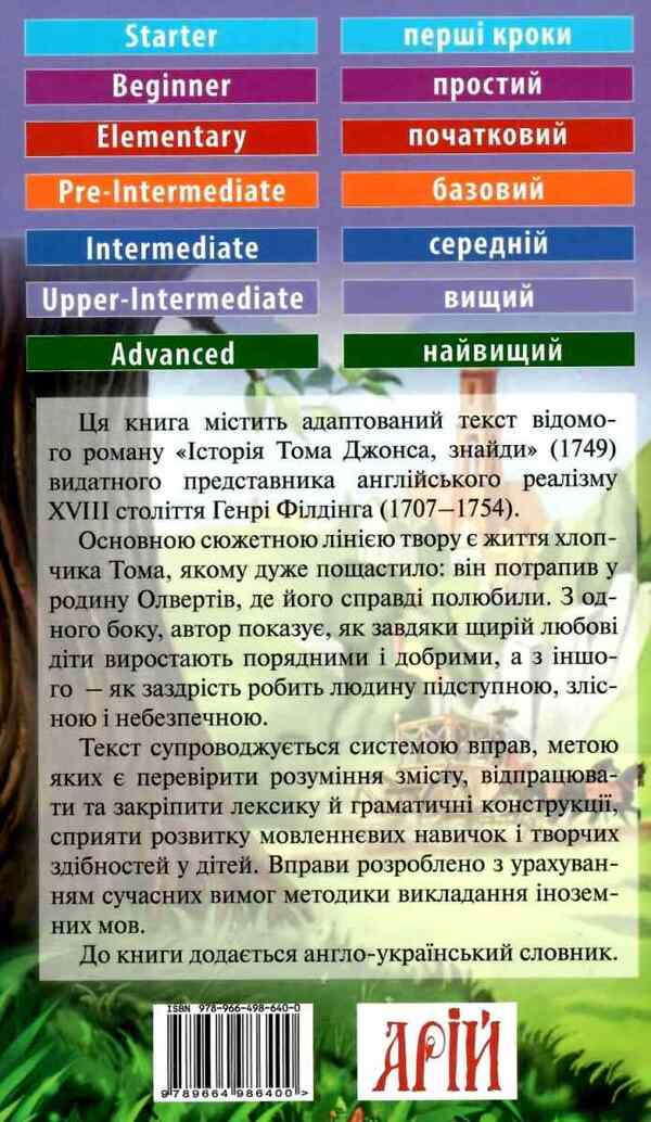 Tom Jones. Know / Історія Тома Джонса. Знайди Генри Филдинг 978-966-498-640-0-2
