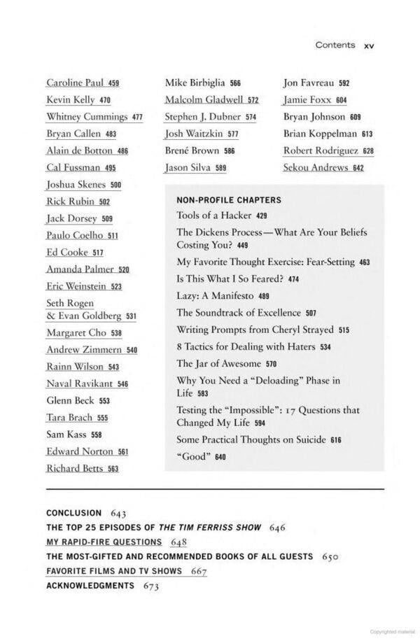 Tools of Titans / Tools of Titans Тимоти Феррис 9781785041273-5