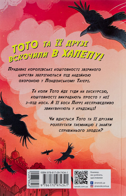 Toto. Book 4. Ninja Cat and the Secret of the Jewel Thief / Тото. Книга 4. Кішка-ніндзя і таємниця крадія коштовностей Дермот О'Лири 978-617-09-7434-1-2