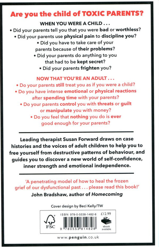 Toxic Parents. Overcoming Their Hurtful Legacy & Reclaiming Your Life Susan Forward / Сюзан Форвард 9780553814828-2