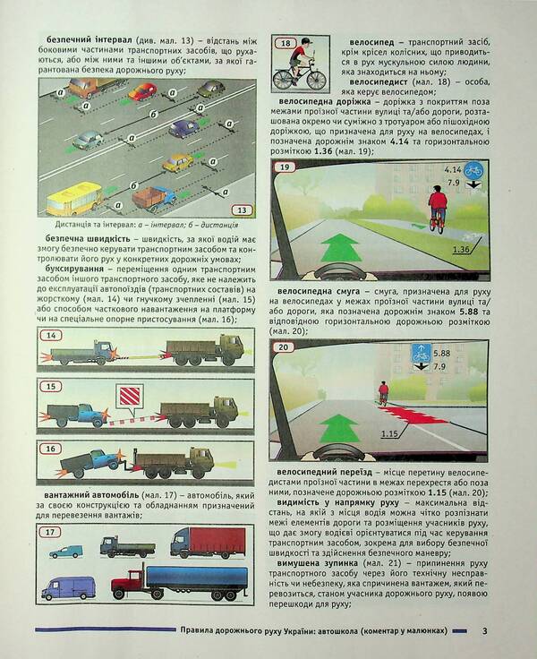 Traffic Rules of Ukraine 2025. Comment in the drawings. Resolution 19 of 10.01.2025 / Правила дорожнього руху України 2025. Коментар у малюнках. Постанова 19 від 10.01.2025 Александр Фоменко, Борис Рациборынский, Виктор Гусар 978-617-8110-24-6-5