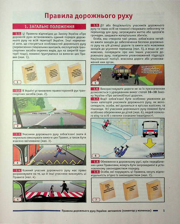 Traffic Rules of Ukraine 2025. Comment in the drawings. Resolution 19 of 10.01.2025 / Правила дорожнього руху України 2025. Коментар у малюнках. Постанова 19 від 10.01.2025 Александр Фоменко, Борис Рациборынский, Виктор Гусар 978-617-8110-24-6-3