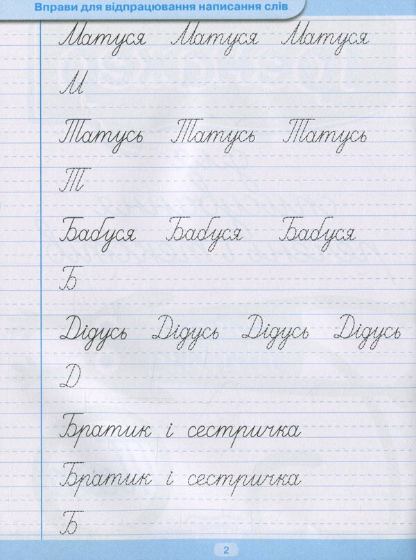 Trainer For Writing Down Sentences And Texts.Wide Line / Тренажер для списування речень і текстів. Широка лінійка Anastasia Fisyna / Анастасія Фісіна 9789669398031-3