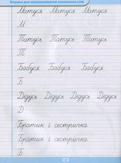 Trainer For Writing Down Sentences And Texts.Wide Line / Тренажер для списування речень і текстів. Широка лінійка Anastasia Fisyna / Анастасія Фісіна 9789669398031-3