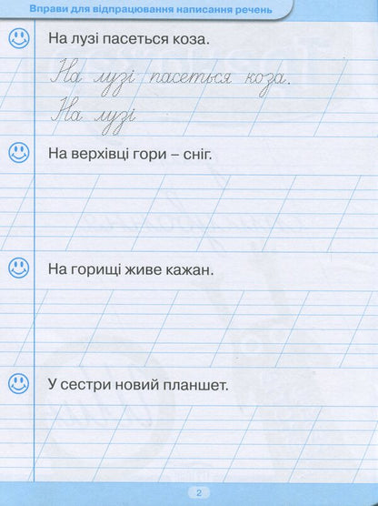Trainer For Writing Down Sentences And Texts / Тренажер для списування речень і текстів Anastasia Fisyna / Анастасія Фісіна 9789669396945-3