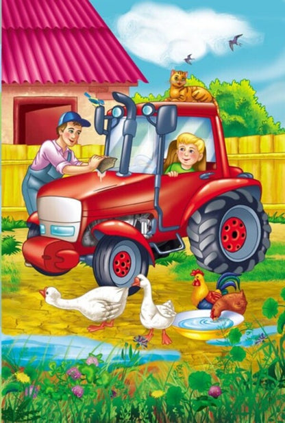 Transport. 6 puzzles. Machinery. Interesting tasks. Lyrics / Транспорт. 6 пазлів. Техніка. Цікаві завдання. Вірші  9789664669563-5