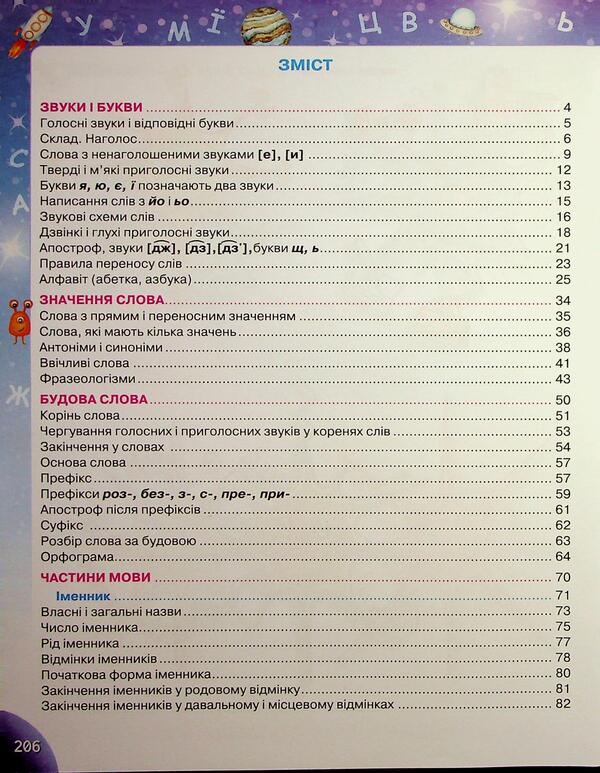 Traveling with the Language Universe. Directory in Ukrainian for Primary School / Подорож мовним всесвітом. Довідник з української мови для початкової школи Катерина Пономарёва 978-966-991-273-2-3