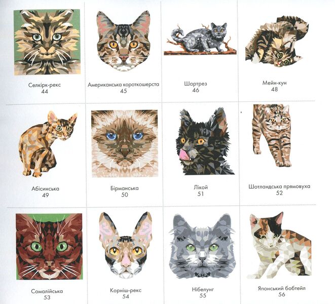 Trianimals. paint us cats / Трианімалз. Розмалюй нас. Коти Четин Кен Карадуман 978-617-7579-29-7-6