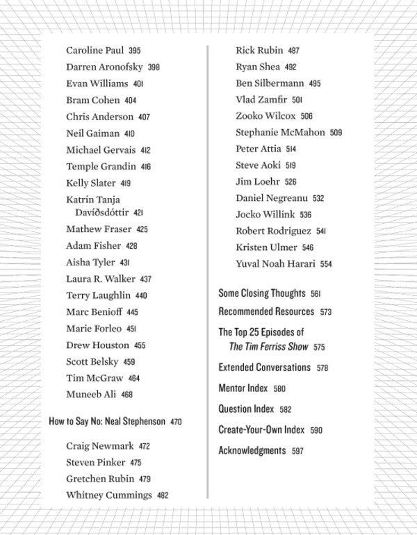 Tribe of Mentors. Short Life Advice from the Best in the World / Tribe of Mentors. Short Life Advice from the Best in the World Тимоти Феррис 9781785041853-5