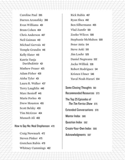 Tribe of Mentors. Short Life Advice from the Best in the World / Tribe of Mentors. Short Life Advice from the Best in the World Тимоти Феррис 9781785041853-5