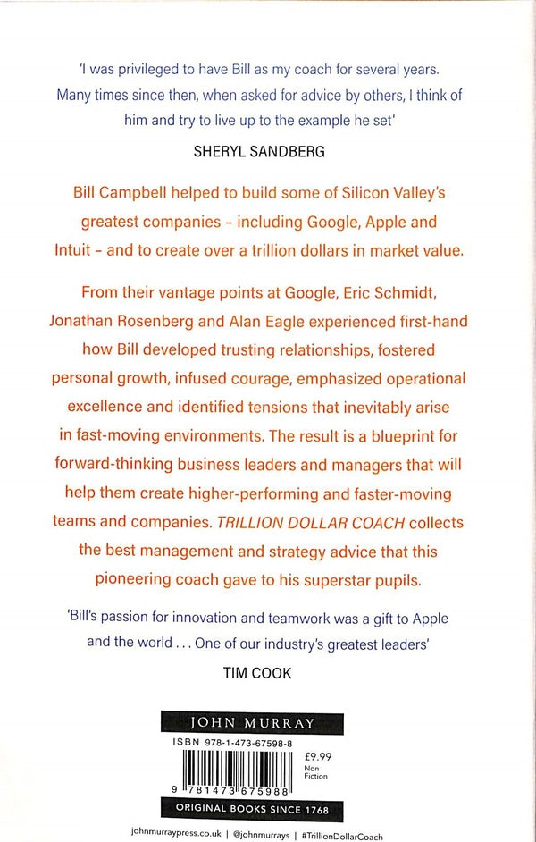 Trillion Dollar Coach / Trillion Dollar Coach Эрик Шмидт, Джонатан Розенберг, Алан Игл 978-1-473-67598-8-2