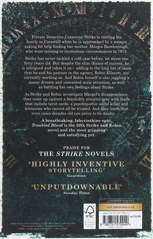 Troubled Blood / Troubled Blood Роберт Гэлбрейт 978-0-7515-7994-9-2