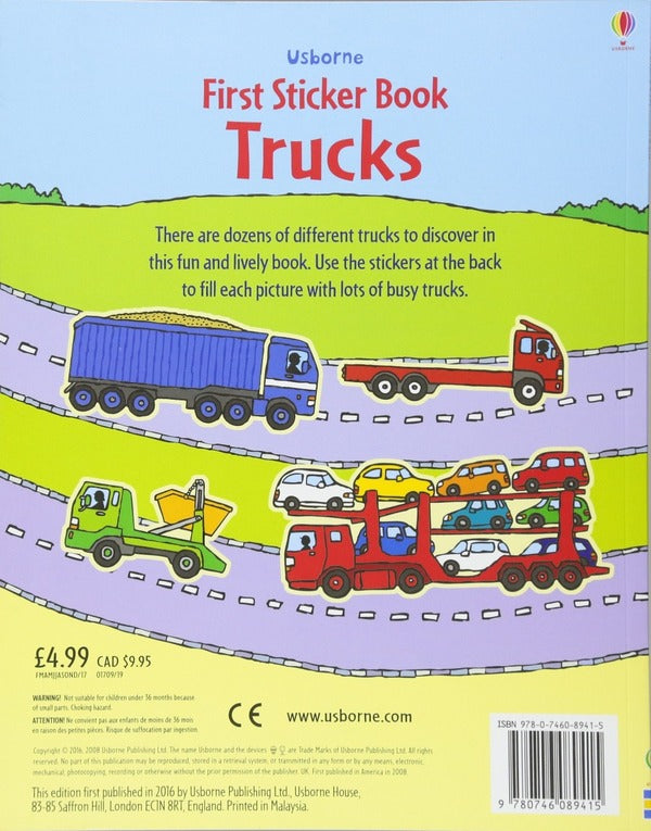 Trucks Sticker Book Sam Taplin - Сэм Тэплин 9780746089415-2