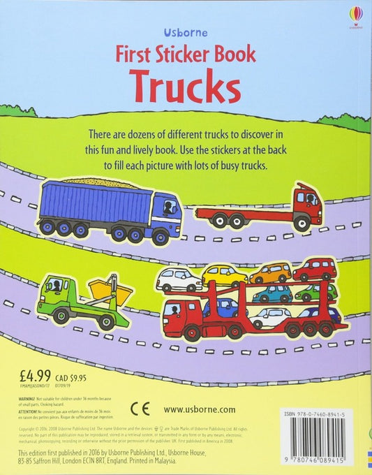 Trucks Sticker Book Sam Taplin - Сэм Тэплин 9780746089415-2