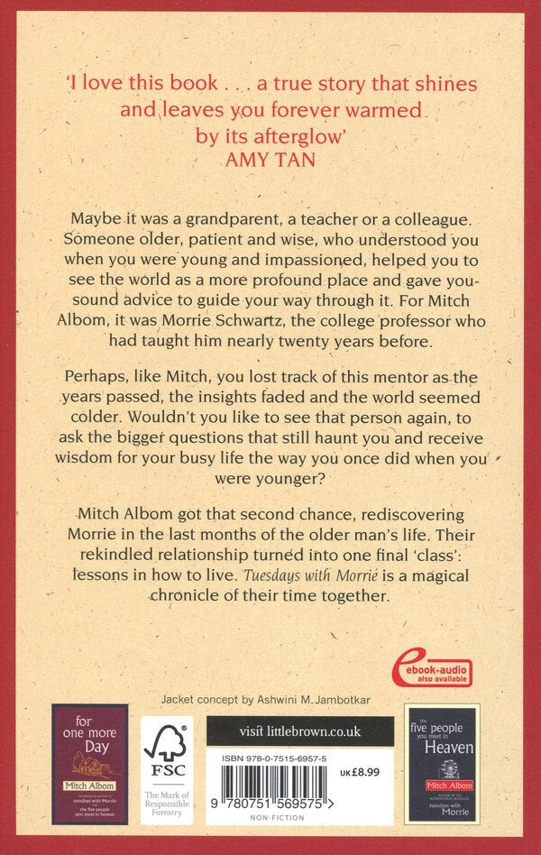 Tuesdays With Morrie / Tuesdays With Morrie Митч Элбом 978-0-7515-6957-5-2
