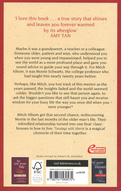 Tuesdays With Morrie / Tuesdays With Morrie Митч Элбом 978-0-7515-6957-5-2