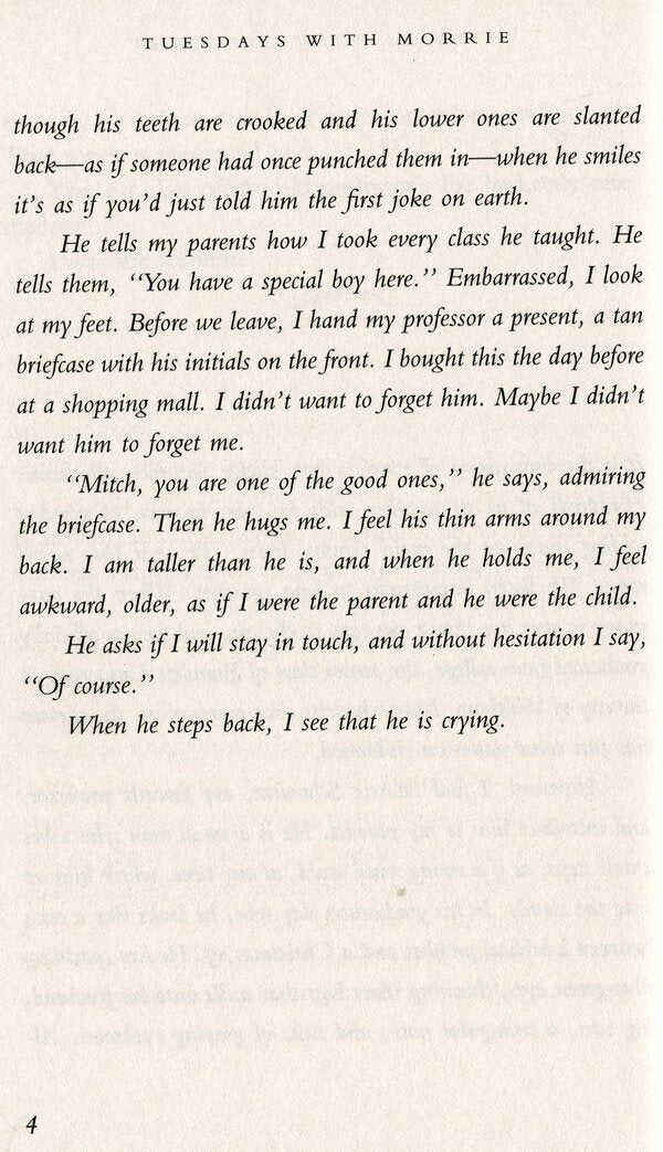 Tuesdays With Morrie / Tuesdays With Morrie Митч Элбом 978-0-7515-6957-5-3