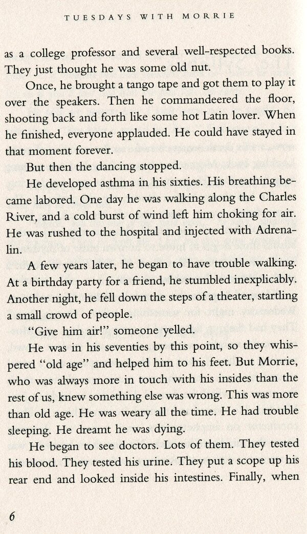 Tuesdays With Morrie / Tuesdays With Morrie Митч Элбом 978-0-7515-6957-5-5