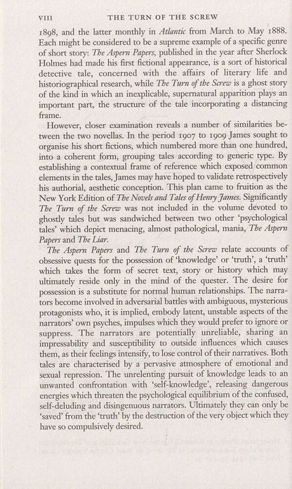 Turn of the Screw & The Aspern Papers / Turn of the Screw & The Aspern Papers Генри Джеймс 978-1-85326-069-8-6