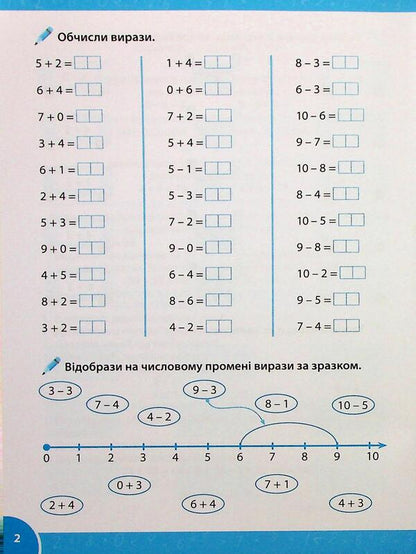 Tutor Notebook In Mathematics. 1-2 Classes. Addition And Subtraction Within 100 - Зошит-репетитор з математики. 1-2 класи. Додавання  вднмання в межах 100 Svetlana Silych - Свтлана Слч 9786175444634-5