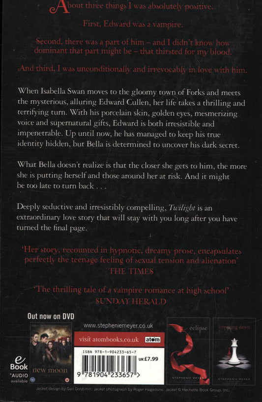 Twilight. Book 1 / Twilight. Book 1 Стефани Майер 9781904233657-2