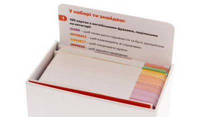 UNMUTE and present in English. Study cards / UNMUTE та презентуй англійською. Навчальні картки Юлия Заболотная, Виктория Слуцкая 4820284000024-3