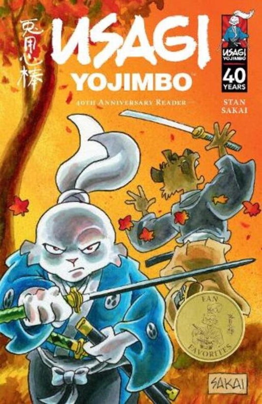 USAGI YOJIMBO: 40Th Anniversary Reader Stan Sakai / Стэн Сакаи 9781506745121-1