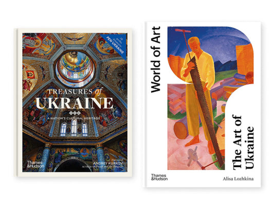 Ukrainan Art (Set Of 2 Books) Andrey Kurkov, Andrey Puchkov, Diana Klochko, Maxim Yaremenko, Christian Raffensperger, Alisa Lozhkin / Андрей Курков, Андрей Пучков, Диана Клочко, Максим Яременко, Кристиан Раффенспергер, Алиса Ложкина 9780500026038,9780500297780-1